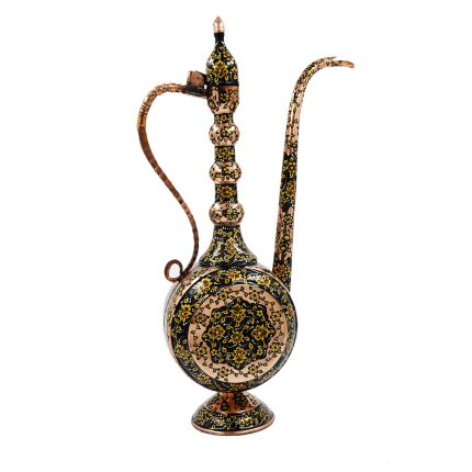 آفتابه ذغالی مس و پرداز (50 cm)